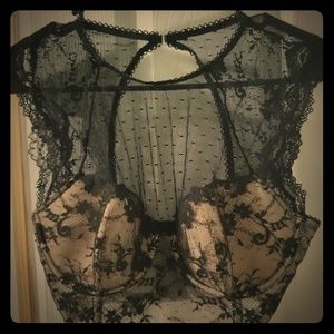 Victoria's Secret Line Demi Crop Top NWT